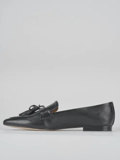 Mocassini tacco 1cm pelle nero