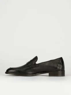 Mocassini tacco 1cm pelle nero