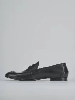 Mocassini tacco 1cm pelle nero