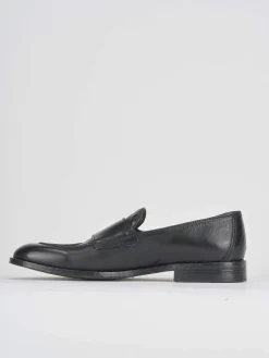 Mocassini tacco 1cm pelle nero