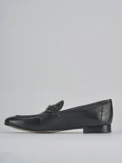 Mocassini tacco 1cm pelle nero