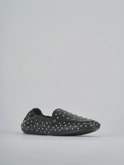 Mocassini tacco 1cm pelle nero