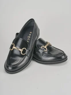Mocassini tacco 2cm pelle nero