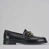 Mocassini tacco 2cm vernice nero