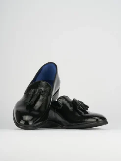 Mocassini vernice nero