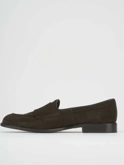 Mocassino monkstrap testa camoscio