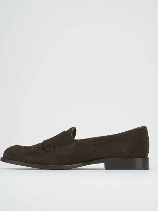 Mocassino monkstrap testa camoscio