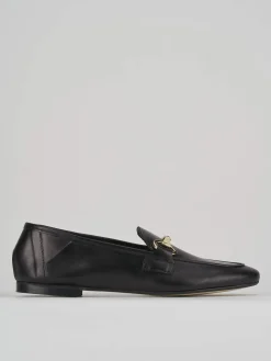Mocassino nero pelle