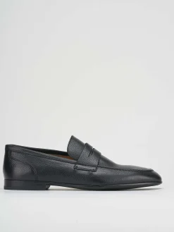 Mocassino nero pelle