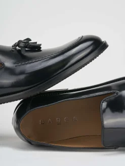 Mocassino nero pelle