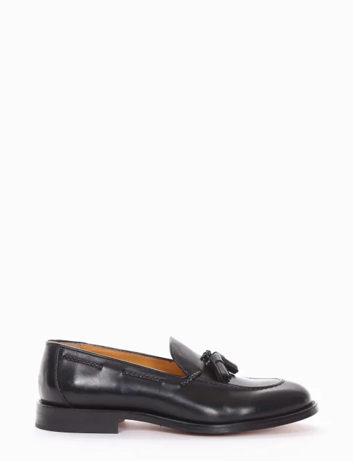 mocassino tacco 2 cm nero