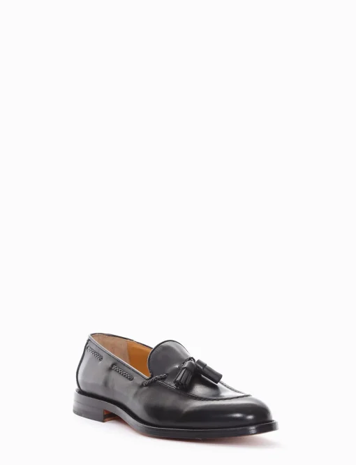 mocassino tacco 2 cm nero