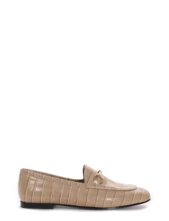 mocassino tacco 1 cm beige