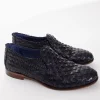 mocassino tacco 2 cm blu