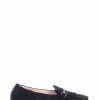 Mocassino tacco 1 cm blu
