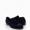 mocassino tacco 2 cm blu