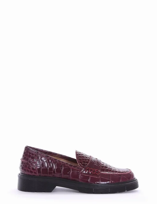 mocassino tacco 2 cm bordo'