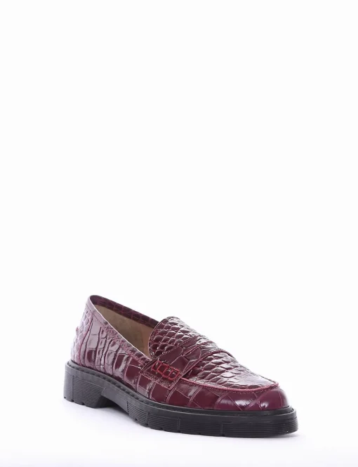 mocassino tacco 2 cm bordo'