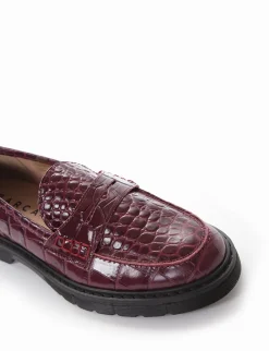 mocassino tacco 2 cm bordo'