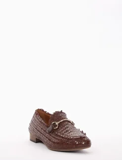 mocassino tacco 2 cm cuoio