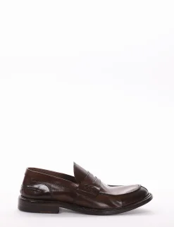 mocassino tacco 2 cm cuoio