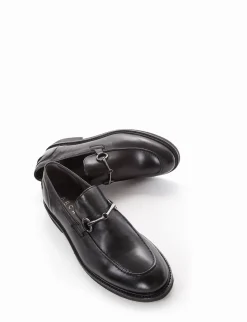 mocassino tacco 2 cm nero