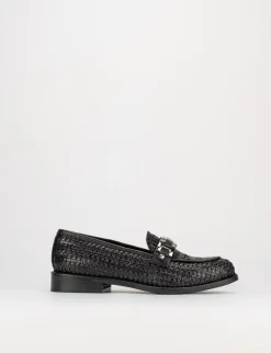 Mocassino tacco 1 cm nero
