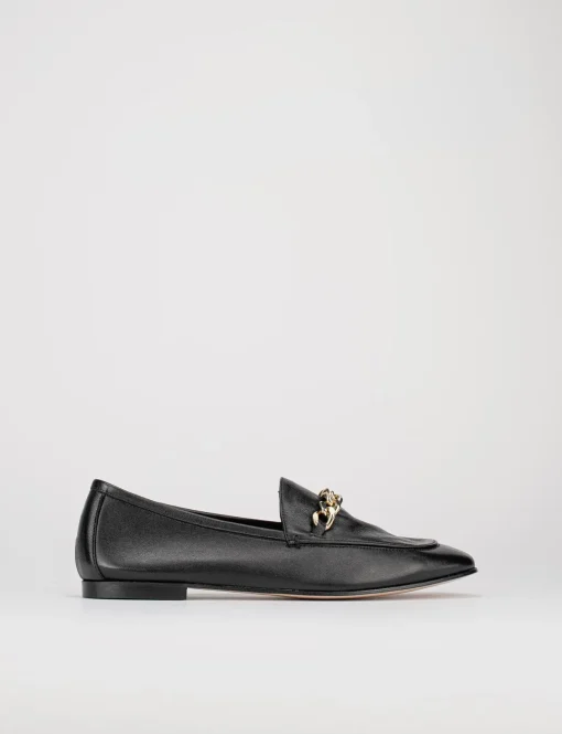 Mocassino tacco 1 cm nero