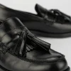 Mocassino tacco 3 cm nero