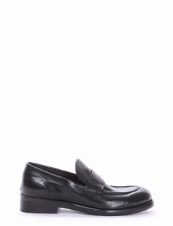 mocassino tacco 2 cm nero
