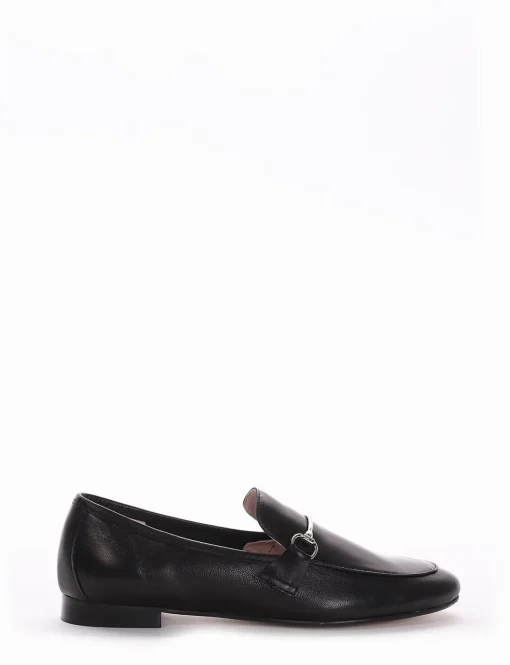 Mocassino tacco 2 cm nero