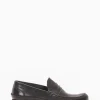 mocassino tacco 2 cm nero