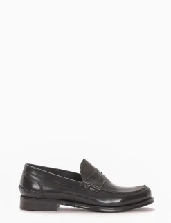 mocassino tacco 2 cm nero