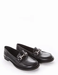 Mocassino tacco 2 cm nero
