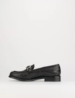 Mocassino tacco 1 cm nero