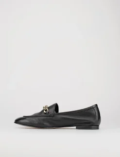 Mocassino tacco 1 cm nero