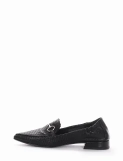 Mocassino tacco 1 cm nero