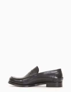 mocassino tacco 2 cm nero