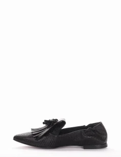 Mocassino tacco 1 cm nero