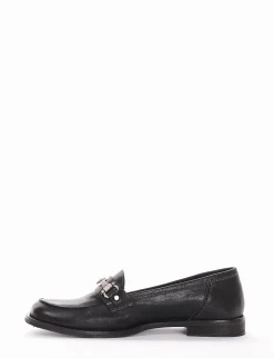 Mocassino tacco 2 cm nero