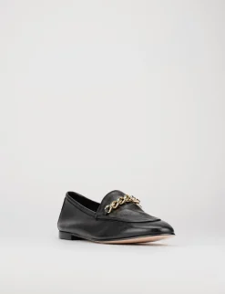 Mocassino tacco 1 cm nero