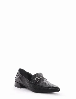 Mocassino tacco 1 cm nero