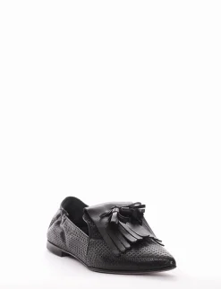 Mocassino tacco 1 cm nero