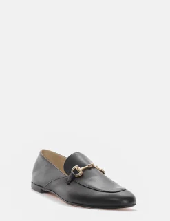 mocassino tacco 1 cm nero