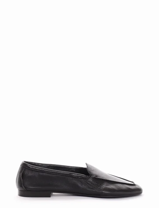 Mocassino tacco 1 cm nero