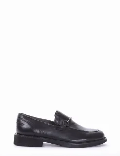 mocassino tacco 2 cm nero
