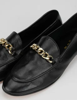 Mocassino tacco 1 cm nero