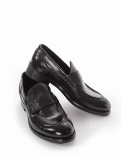 mocassino tacco 2 cm nero