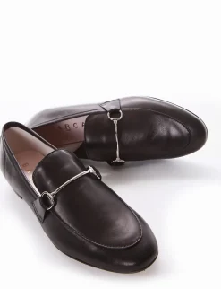 Mocassino tacco 2 cm nero