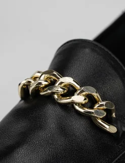 Mocassino tacco 1 cm nero